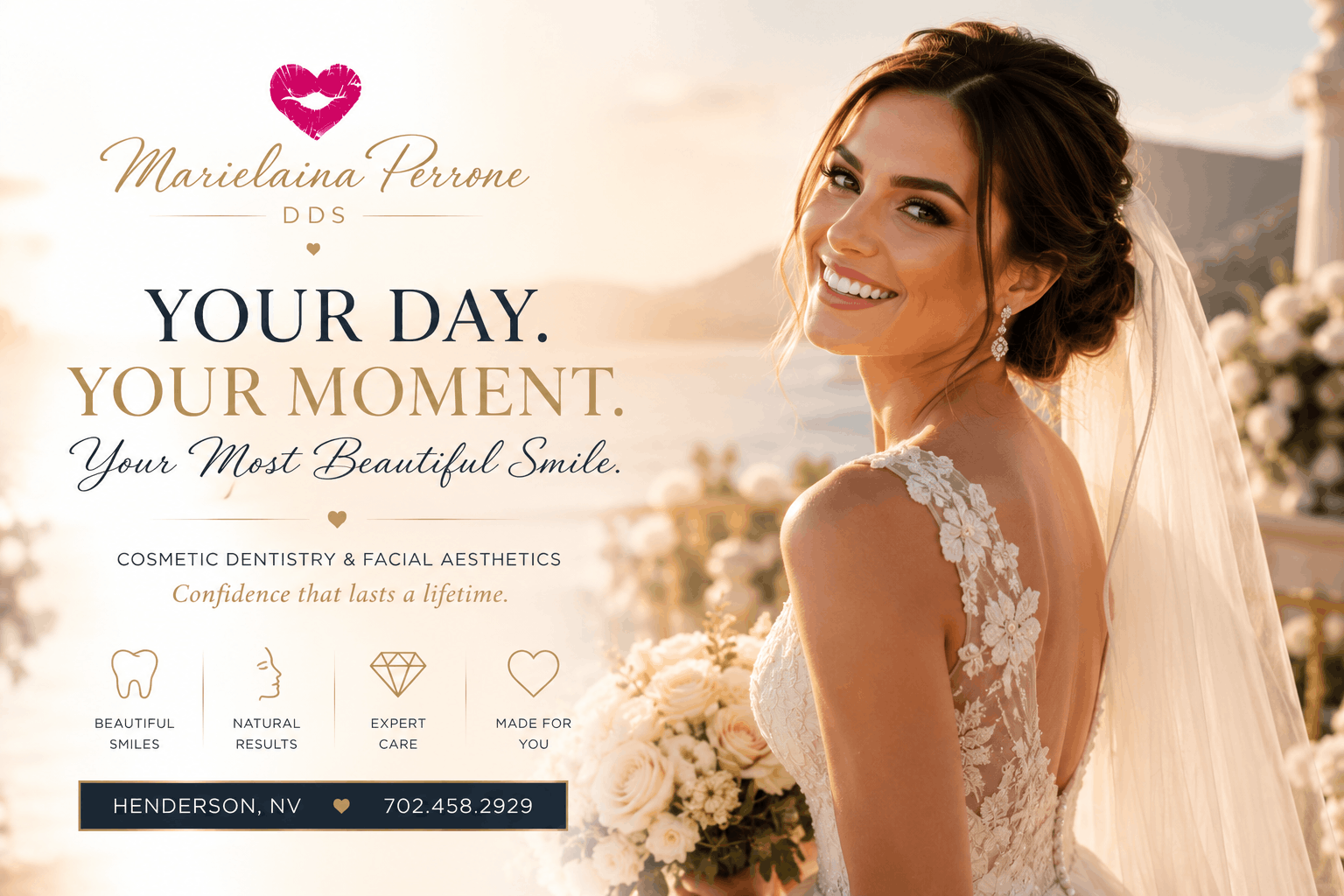 cosmetic dentistry for wedding in henderson nv by marielaina perrone dds