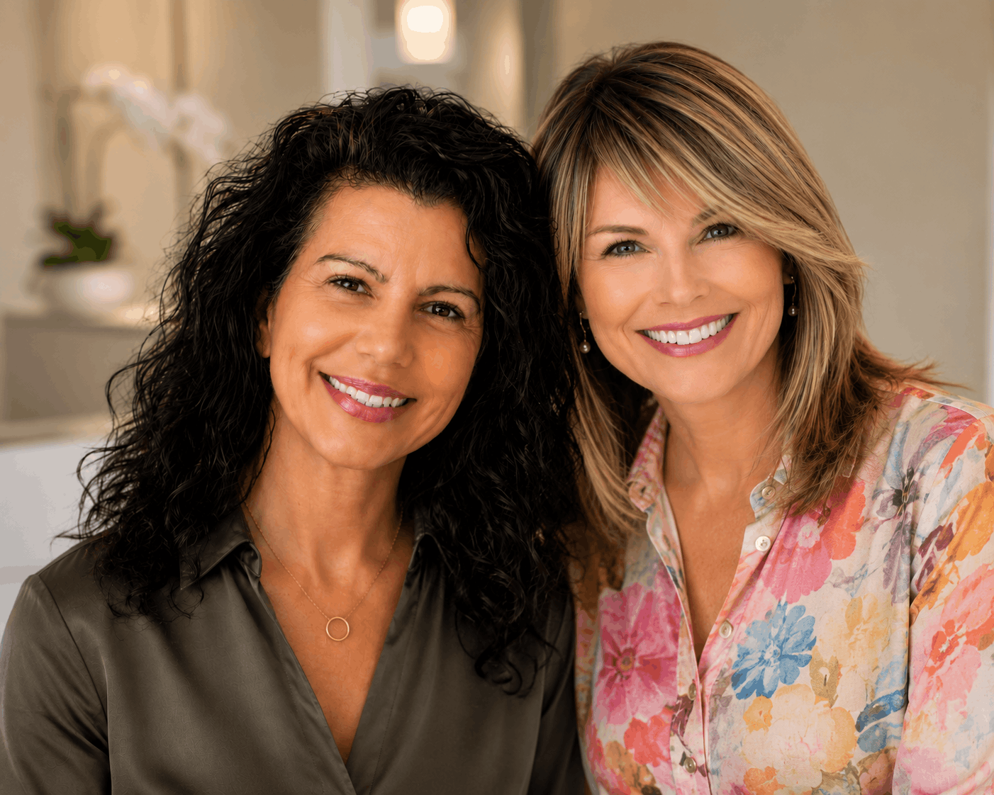patient with cosmetic dentist marielaina perrone dds in henderson nv