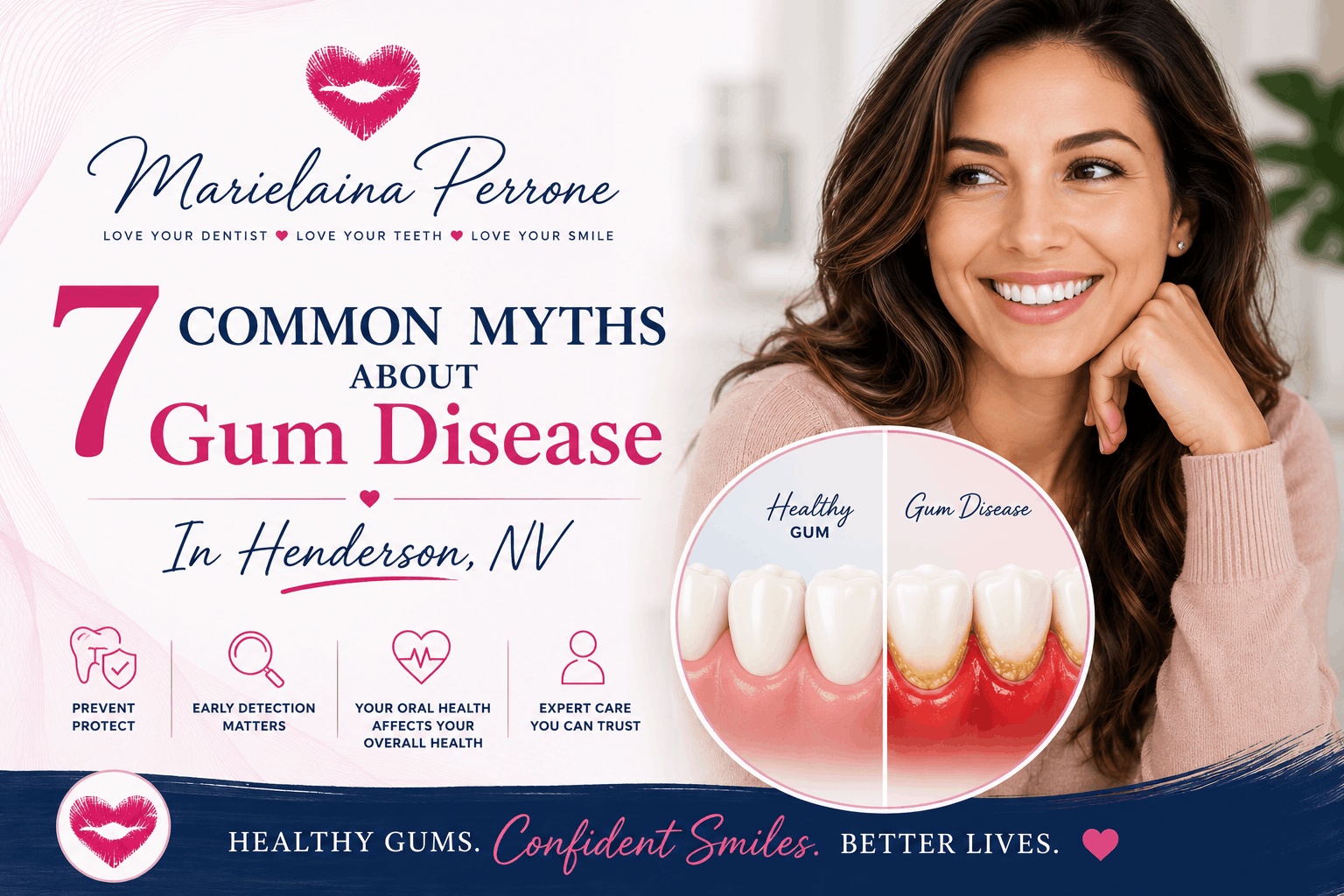 myths about gum disease henderson nv marielaina perrone dds