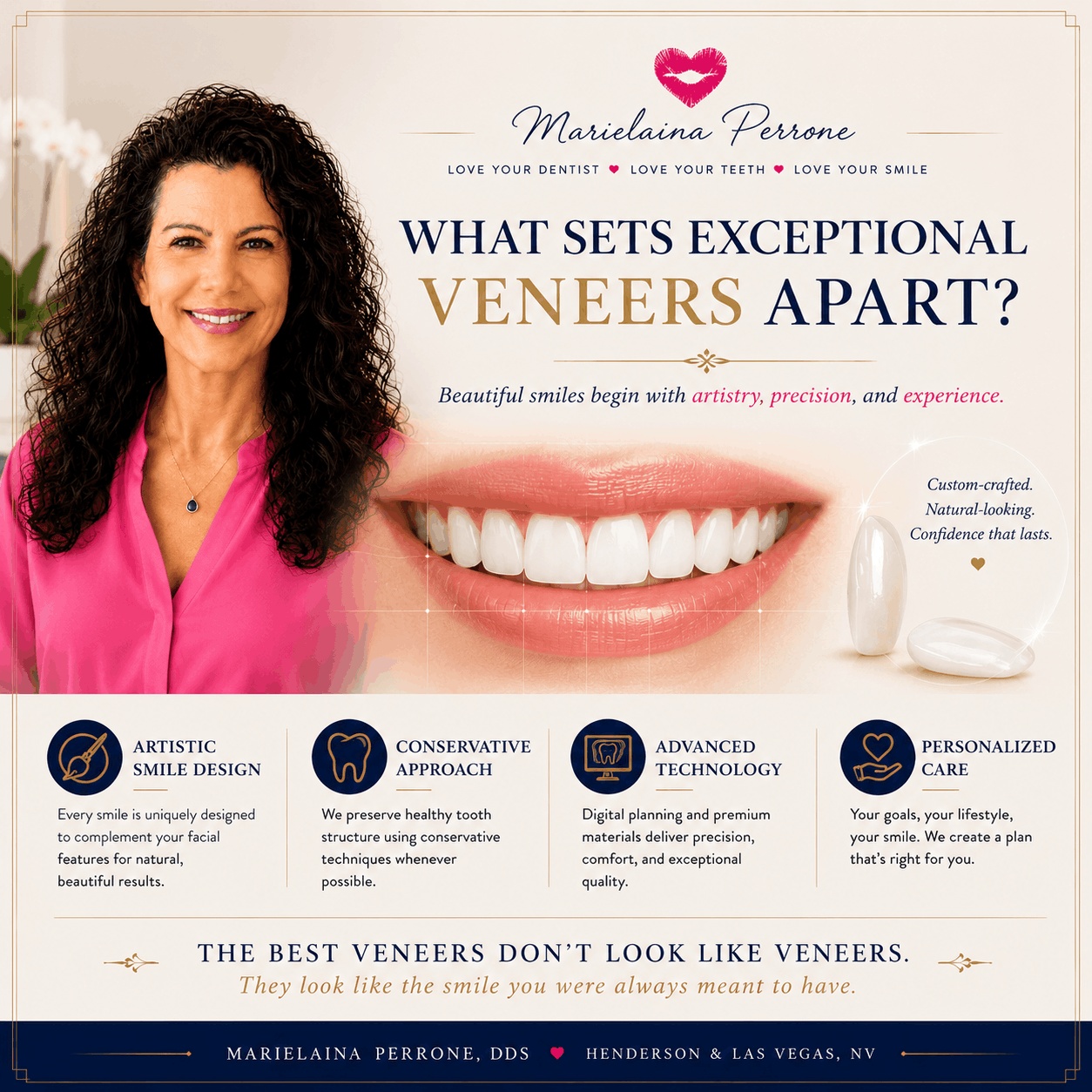 exceptional porcelain veneers by marielaina perrone dds in henderson nv