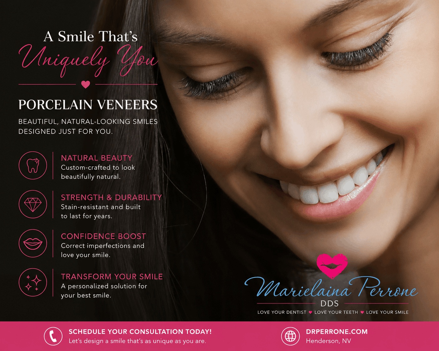 cosmetic dentistry in henderson nv porcelain veneers by marielaina perrone dds