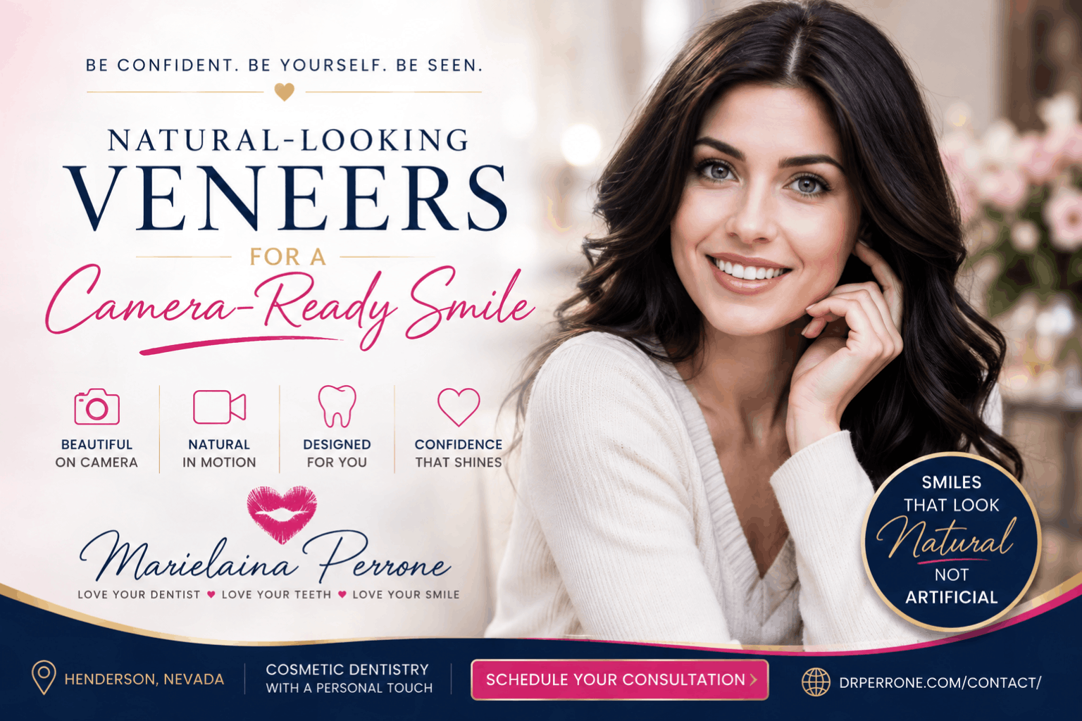 natural dental veneers in henderson nv by marielaina perrone dds